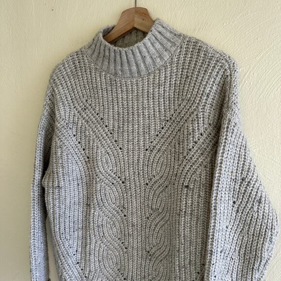 Columbia Wool Thick Knit Pine Street Oversized Sweater XS - Picture 3 of 6